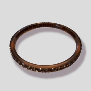 Brown resin bracelet